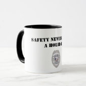 Sicherheitsbeamt-Tasse Tasse (Vorderseite Links)