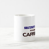 Sicherheitsbeamte angetrieben durch Koffein Kaffeetasse (Mittel)