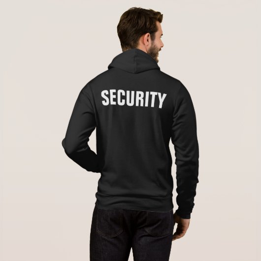 SICHERHEITSBEAMTE HOODIE (Schwarz voll)