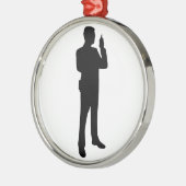 Sicherheitsbeamte Ornament Aus Metall (Links)