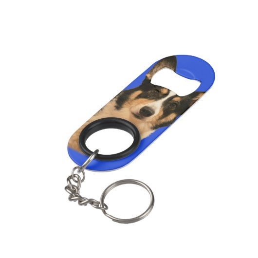 Sicherheitsbeamte Schlüsselbund Flaschenöffner (Rückseite Schrägansicht)