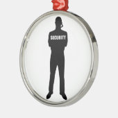 Sicherheitsbeamte Silbernes Ornament (Links)