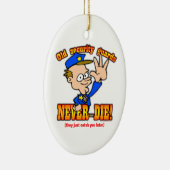 Sicherheitsbeamten Keramikornament (Rechts)