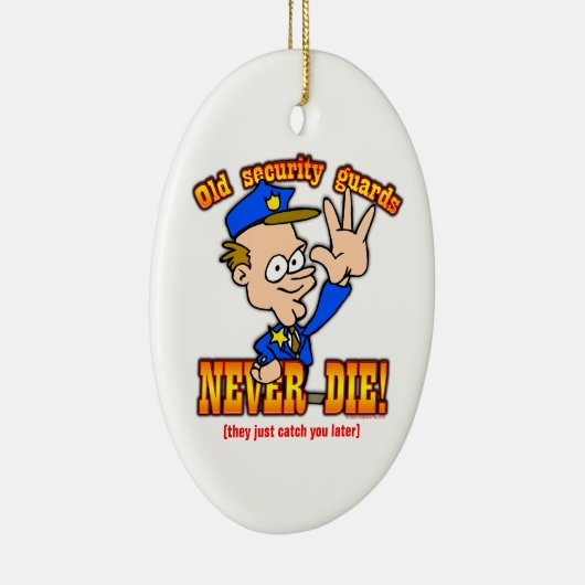 Sicherheitsbeamten Keramikornament (Rechts)