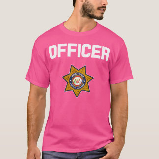 Sicherheitsbeamter-Einsatzabzeichen Polizei Wachen T-Shirt
