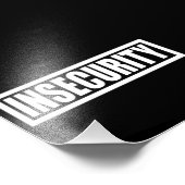 Sicherheitsbehörde für die Unsicherheit Fotodruck (Ecke)