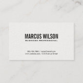 Sicherheitsbehörde Visitenkarte (Rückseite)