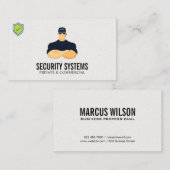 Sicherheitsbehörde Visitenkarte (Vorne/Hinten)