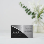 Sicherheitsberater Moderne Visitenkarten Visitenkarte (Stehend Vorderseite)