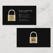 Sicherheitsberater Visitenkarte (Vorne/Hinten)