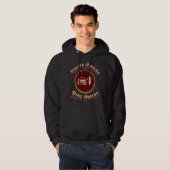 Sicherheitsbewusstsein für Motorräder Hoodie (Vorne ganz)