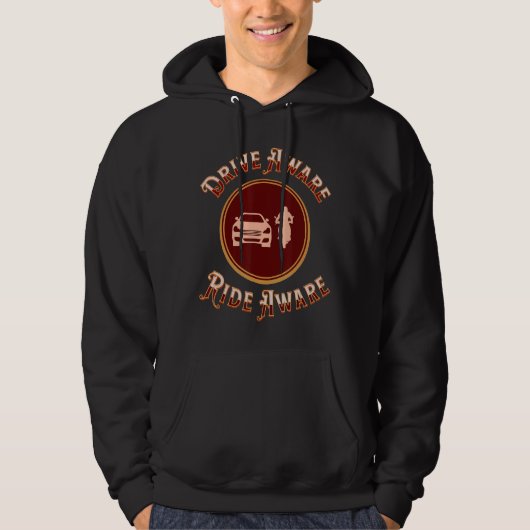 Sicherheitsbewusstsein für Motorräder Hoodie (Vorderseite)