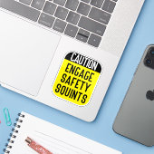Sicherheitsblinzeln einschalten aufkleber (Laptop mit iPhone)