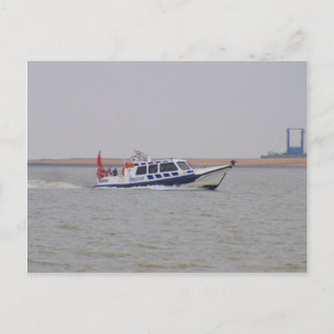 Sicherheitsboot Postkarte