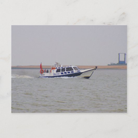Sicherheitsboot Postkarte (Vorderseite)