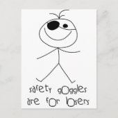 Sicherheitsbrille Postkarte (Vorderseite)