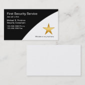 Sicherheitsdienst-Visitenkarten Visitenkarte (Vorne/Hinten)