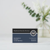 Sicherheitsdienste Moderne Visitenkarten Visitenkarte (Stehend Vorderseite)