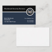 Sicherheitsdienste Moderne Visitenkarten Visitenkarte (Vorne/Hinten)