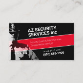 Sicherheitsdienste | Privatpolizei Visitenkarte (Vorderseite)