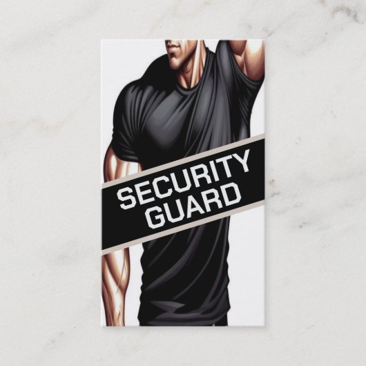 Sicherheitsgardermuskel Visitenkarte (Vorderseite)