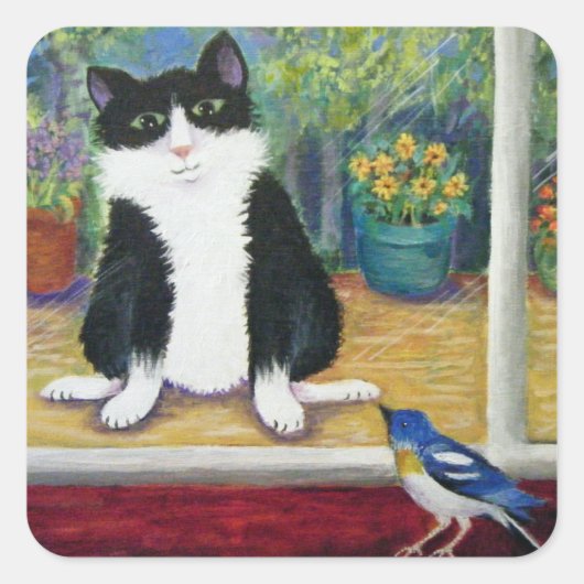 Sicherheitsglas Quadratischer Aufkleber (Vorderseite)