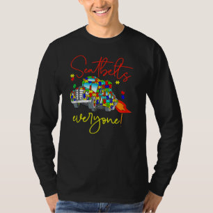 Sicherheitsgurte Jeder Autismus-Bewusstsein Magisc T-Shirt
