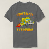 Sicherheitsgurte Jeder Funny Magic School Busfahre T-Shirt (Design vorne)
