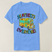 Sicherheitsgurte Jeder Funny Magic School Busfahre T-Shirt (Design vorne)
