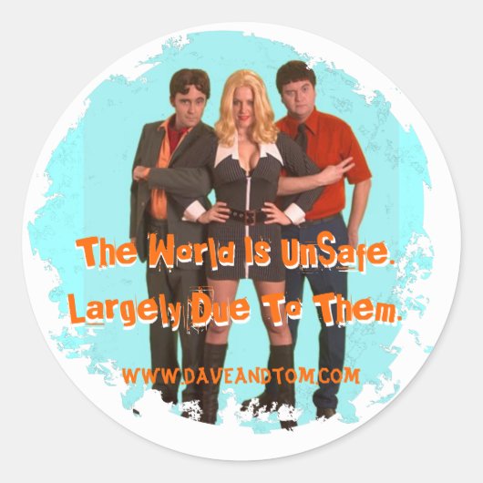 Sicherheitsgurte: SVI Cast-Foto Runder Aufkleber (Vorderseite)