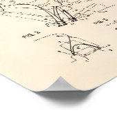 Sicherheitsgürtel 1962 Patent Art Old Peper Poster (Ecke)