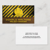 Sicherheitshelm | Konstruktion Visitenkarte (Vorne/Hinten)