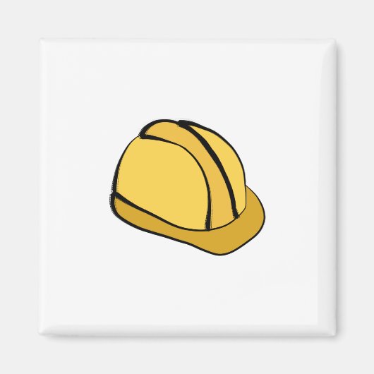 Sicherheitshelm Magnet (Vorne)