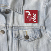 Sicherheitshinweis für den Wassernebel Button (Beispiel)