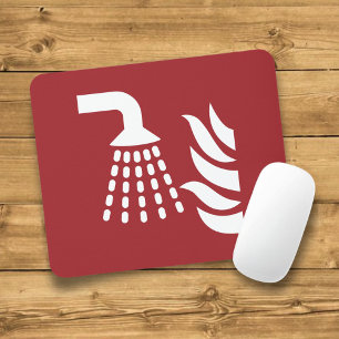 Sicherheitshinweis für den Wassernebel Mousepad