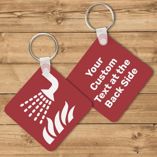 Sicherheitshinweis für den Wassernebel Schlüsselanhänger