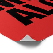 Sicherheitshinweis Poster (Ecke)