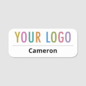 Sicherheitshinweis-Tag mit dem Firmenlogo Beruflic Namensschild (Vorderseite)