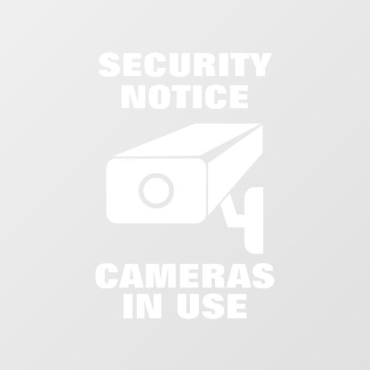 Sicherheitshinweise für im Unternehmen verwendete Fensteraufkleber (Blatt)