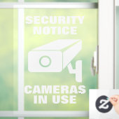 Sicherheitshinweise für im Unternehmen verwendete Fensteraufkleber (Zuhause)