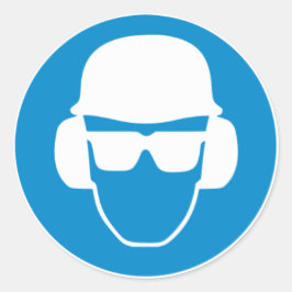 Sicherheitshülse Runder Aufkleber