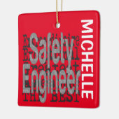 Sicherheitsingenieur Extraordinaire CUSTOM Keramikornament (Links)