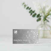 Sicherheitskamera | Haken | Online-Schutz Visitenkarte (Stehend Vorderseite)