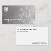 Sicherheitskamera | Haken | Online-Schutz Visitenkarte (Vorne/Hinten)