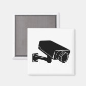 Sicherheitskamera Magnet (Vorderseite/Rückseite)