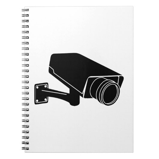 Sicherheitskamera Notizblock (Vorderseite)
