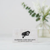 Sicherheitskamera | Schutzagentur Visitenkarte (Stehend Vorderseite)