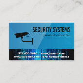 Sicherheitskamera | Sperren des Cybercodes Visitenkarte (Vorderseite)