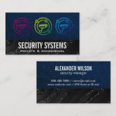 Sicherheitskamera | Tech | Binärkode Visitenkarte (Vorne/Hinten)