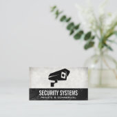 Sicherheitskamera | Tech Nodes Visitenkarte (Stehend Vorderseite)